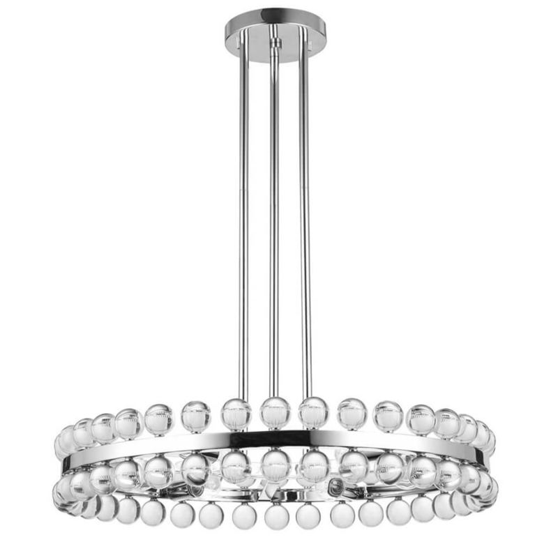 Sacramento Transparent Balls One Circle Chandelier Хром Прозрачный Sacramento Transparent Balls One Circle Chandelier Хром Прозрачный в Кирове | Loft Concept