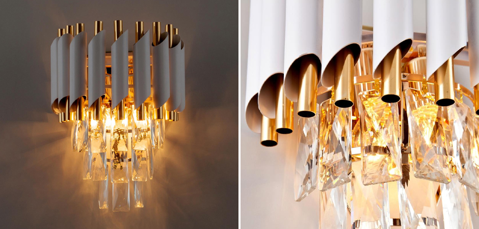Каскадное бра Empire Crystal Gold Каскадное бра Empire Crystal Gold - Loft-Concept в Кирове