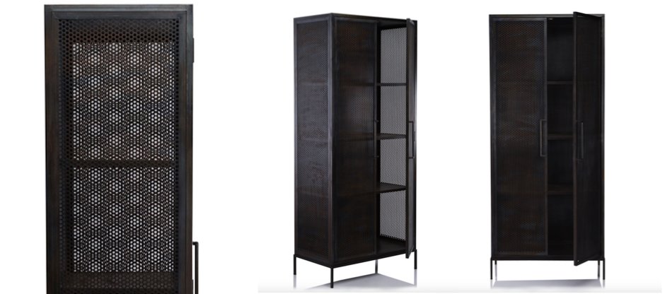 Шкаф Industrial Loft Dark Metal Tali Cabinet Шкаф Industrial Loft Dark Metal Tali Cabinet - Loft-Concept в Кирове