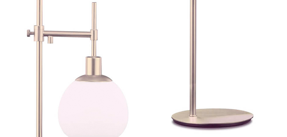 Настольная лампа Tiepolo Ball Table lamp nickel Настольная лампа Tiepolo Ball Table lamp nickel - Loft-Concept в Кирове