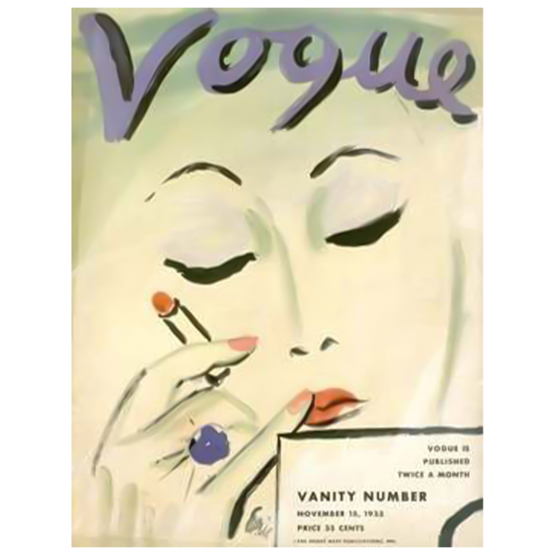 Постер Vogue Cover 1933 November Постер Vogue Cover 1933 November в Кирове | Loft Concept