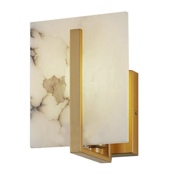 Бра Marble square Wall Lamp Латунь Бра Marble square Wall Lamp Латунь в Кирове | Loft Concept