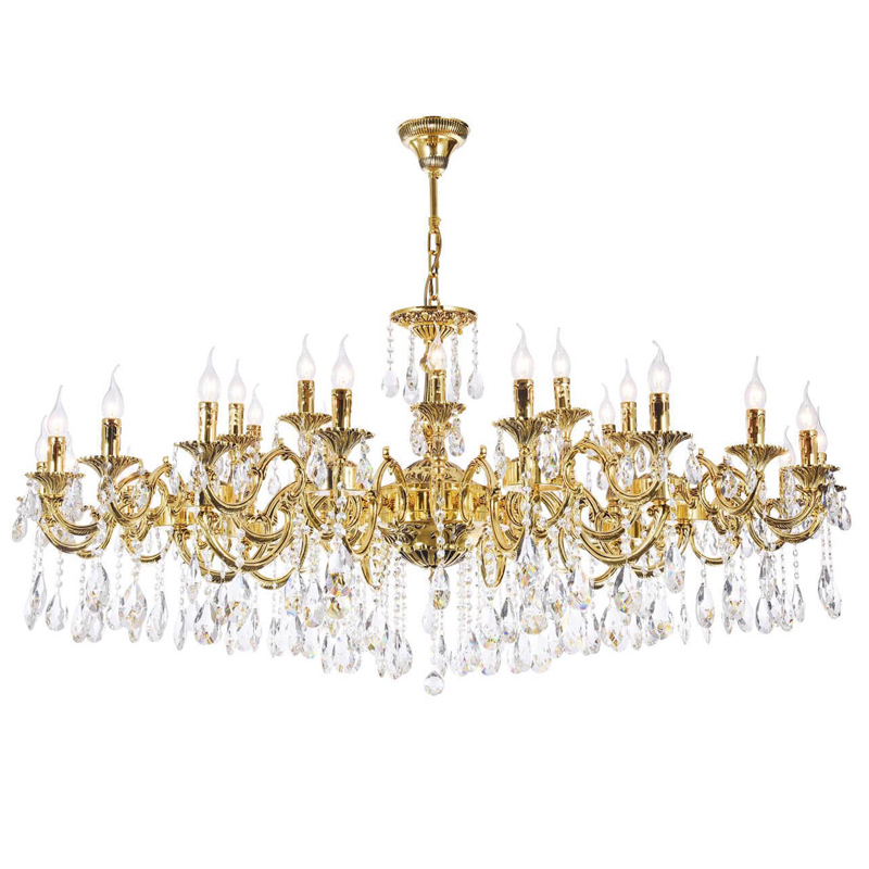 Люстра Stephanie Chandelier 154 Золотой Люстра Stephanie Chandelier 154 Золотой в Кирове | Loft Concept