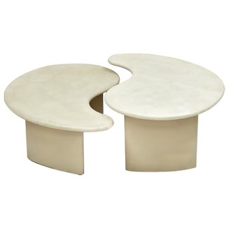 Набор кофейные столы Инь и Янь ivory ( слоновая кость ) Набор кофейные столы Инь и Янь ivory ( слоновая кость ) в Кирове | Loft Concept