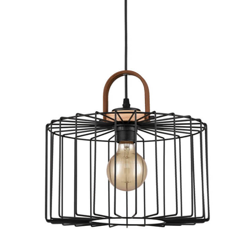 Подвесной светильник Cage Wire Color black D32 Черный Подвесной светильник Cage Wire Color black D32 Черный в Кирове | Loft Concept
