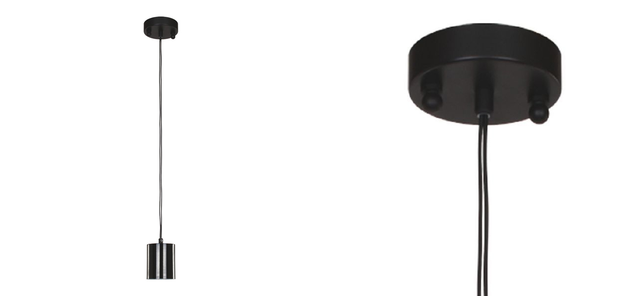 Черный подвесной светильник Wireflow Suspension - фото