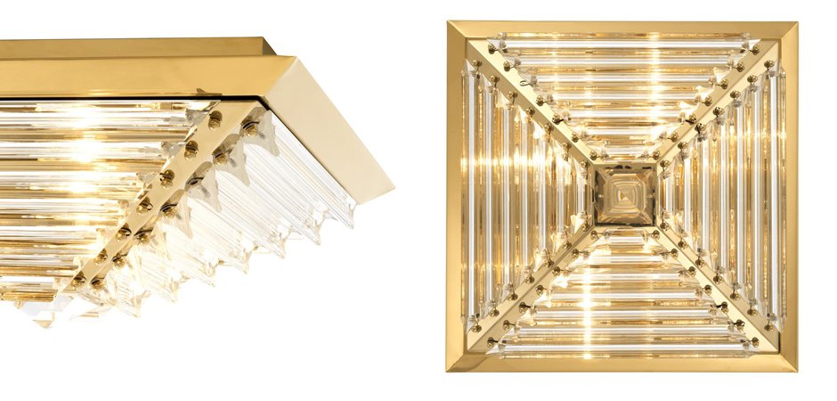 Потолочный светильник Eichholtz Ceiling Lamp Eden Gold Потолочный светильник Eichholtz Ceiling Lamp Eden Gold - Loft-Concept в Кирове