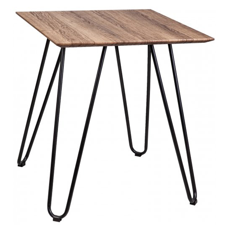 Приставной стол Matron Table square Черный Дуб темный Приставной стол Matron Table square Черный Дуб темный в Кирове | Loft Concept