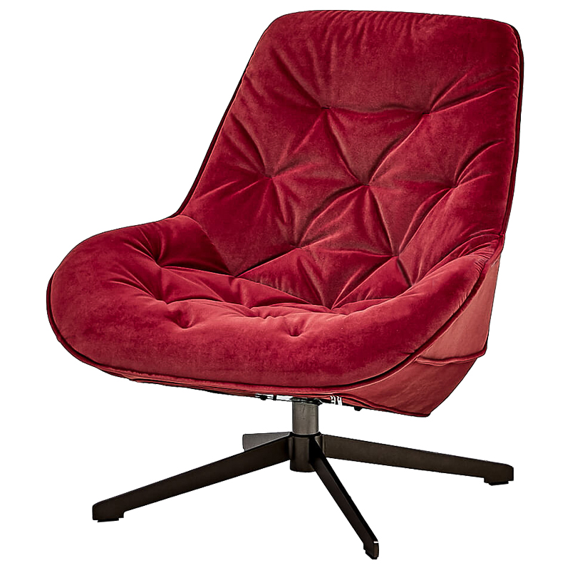 Кресло Vetsera Chair Красный (Red) Черный в Кирове | Loft Concept 
