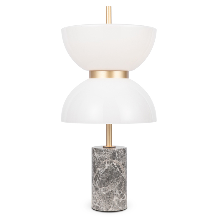 Настольный светильник Gray marble Золотой Серый Настольный светильник Gray marble Золотой Серый в Кирове | Loft Concept