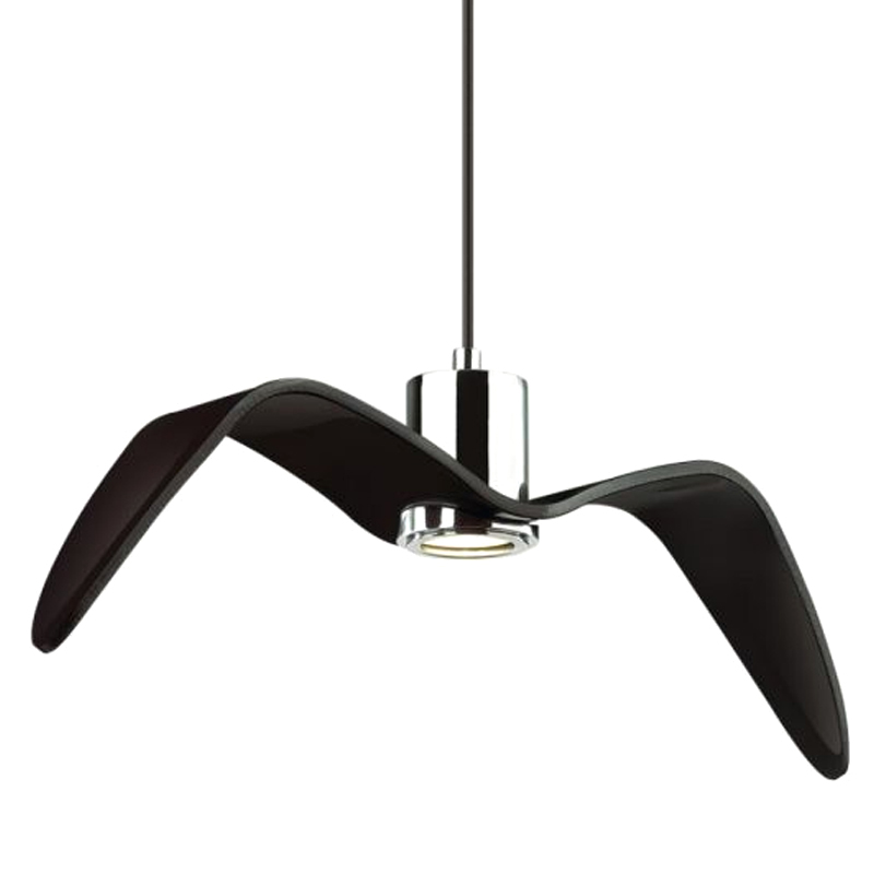 Подвесной светильник Seagull Chrome черный Хром Черный в Кирове | Loft Concept 