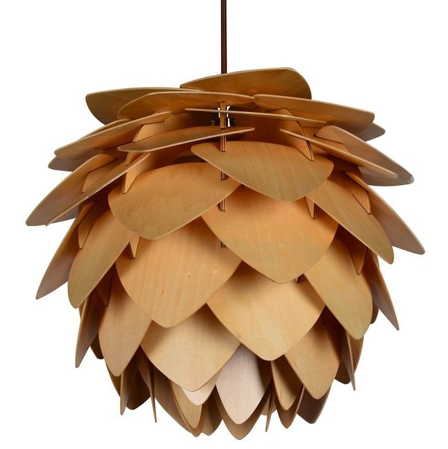 Люстра Pinecone Wooden Conia Береза Люстра Pinecone Wooden Conia Береза в Кирове | Loft Concept