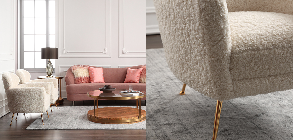 Кресло Milk Boucle Chair Кресло Milk Boucle Chair - Loft-Concept в Кирове