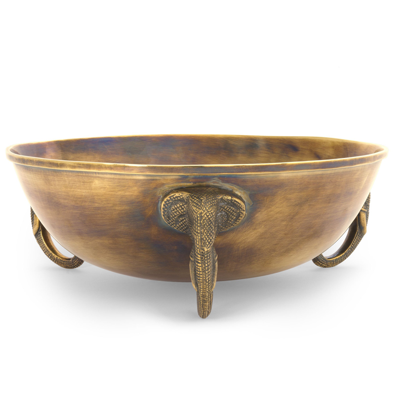 Чаша Eichholtz Bowl Maharaja brass Винтажная латунь Чаша Eichholtz Bowl Maharaja brass Винтажная латунь в Кирове | Loft Concept