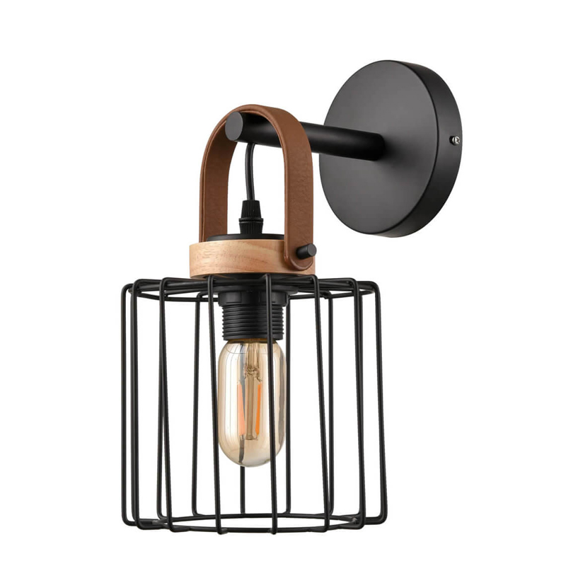 Бра Cage Wire Color Черный Бра Cage Wire Color Черный в Кирове | Loft Concept