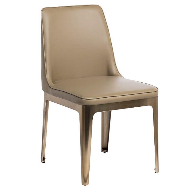 Стул Vohaul Chair beige Бежевый Медь Стул Vohaul Chair beige Бежевый Медь в Кирове | Loft Concept