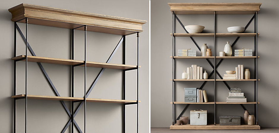 Стеллаж Old Oak Double - Loft-Concept в Кирове