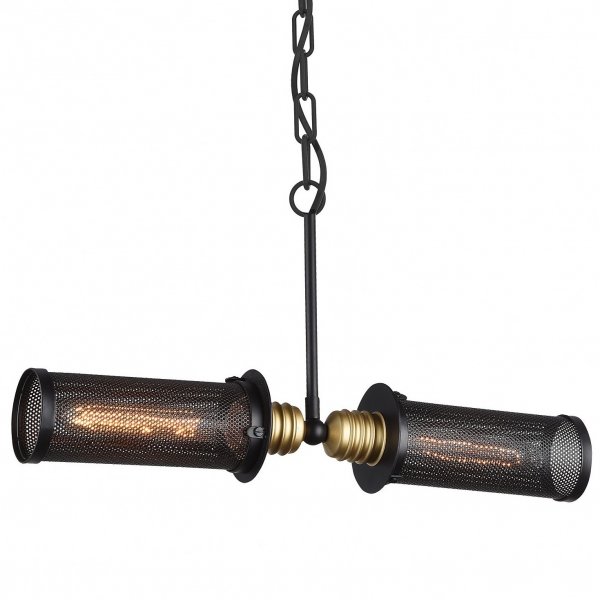 Люстра Nightwatch Pendant Double Черный Люстра Nightwatch Pendant Double Черный в Кирове | Loft Concept