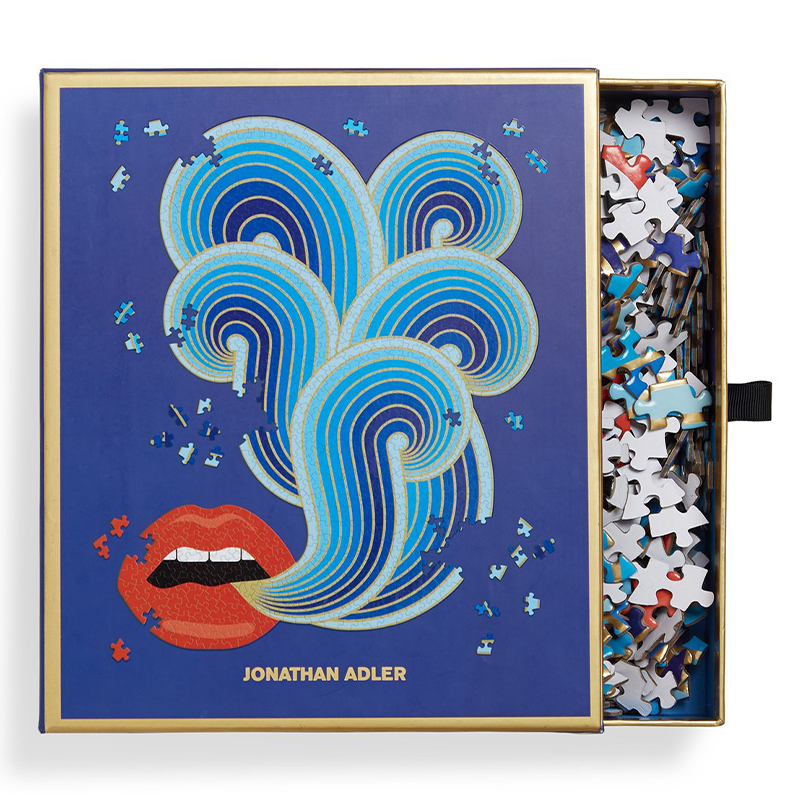 Пазлы LIPS SHAPED PUZZLE Jonathan Adler Мульти Темно-синий Пазлы LIPS SHAPED PUZZLE Jonathan Adler Мульти Темно-синий в Кирове | Loft Concept