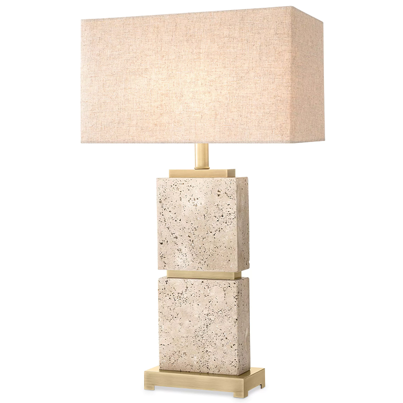 Настольная лампа Eichholtz Table Lamp Newton L Бежево-серый Латунь Настольная лампа Eichholtz Table Lamp Newton L Бежево-серый Латунь в Кирове | Loft Concept