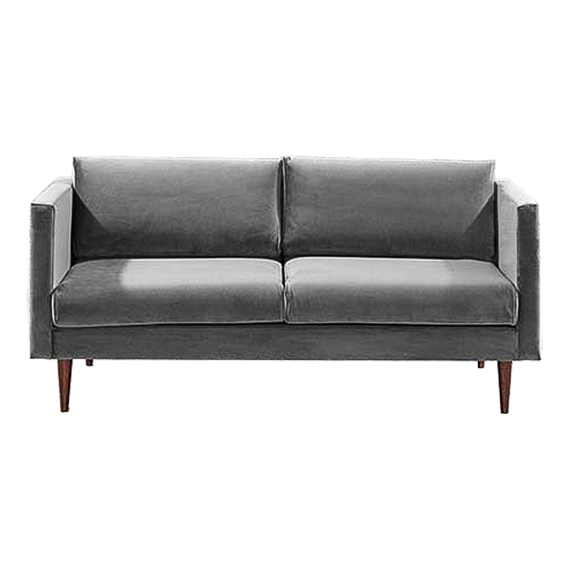 Диван Simple Forms Sofa Gray Серый Коричневый Диван Simple Forms Sofa Gray Серый Коричневый в Кирове | Loft Concept