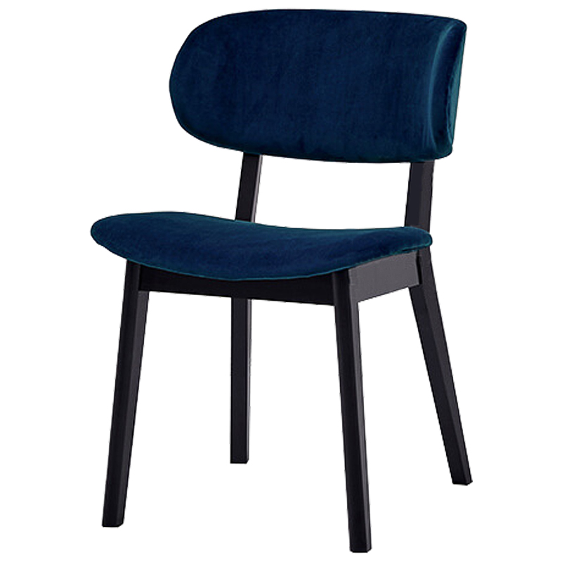Стул Mungan Stool blue Черный Сапфирово-синий Стул Mungan Stool blue Черный Сапфирово-синий в Кирове | Loft Concept
