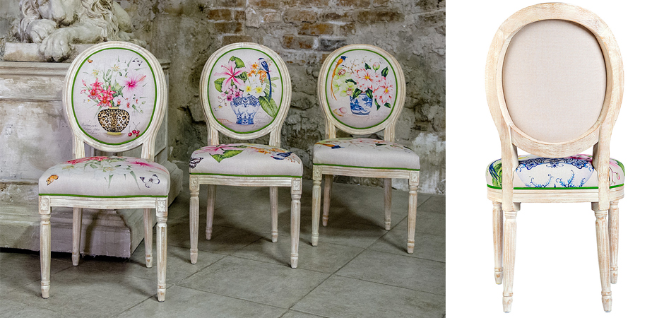 Стул Pink Hibiscus Stool - фото №1