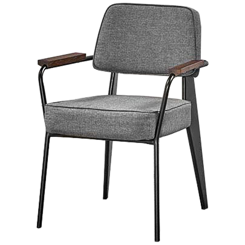 Стул Osgar Stool grey Серый Черный Коричневый Стул Osgar Stool grey Серый Черный Коричневый в Кирове | Loft Concept