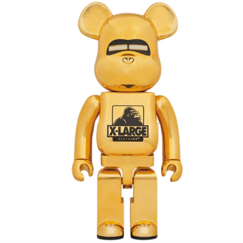 Статуэтка Bearbrick Gold X-Large Золотой Черный Статуэтка Bearbrick Gold X-Large Золотой Черный в Кирове | Loft Concept