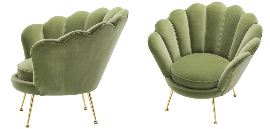 Кресло Eichholtz Chair Trapezium Light Green Кресло Eichholtz Chair Trapezium Light Green - Loft-Concept в Кирове
