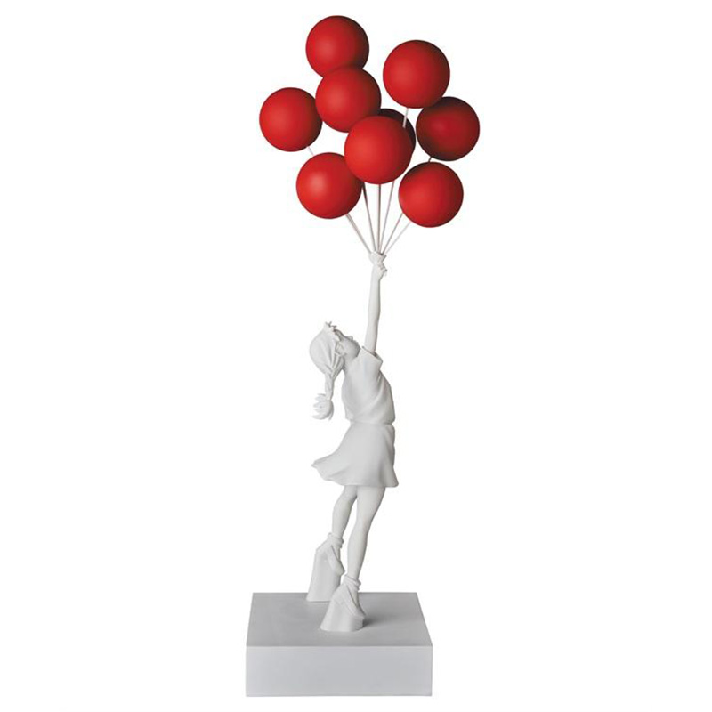 Статуэтка Flying Balloons Girl white and red Белый Красный Статуэтка Flying Balloons Girl white and red Белый Красный в Кирове | Loft Concept