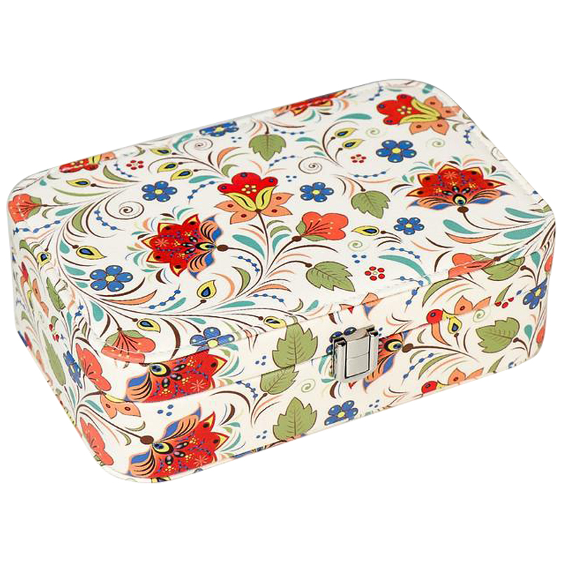 Шкатулка Multicilored Floral Pattern Jewerly Organizer Box Мульти Шкатулка Multicilored Floral Pattern Jewerly Organizer Box Мульти в Кирове | Loft Concept