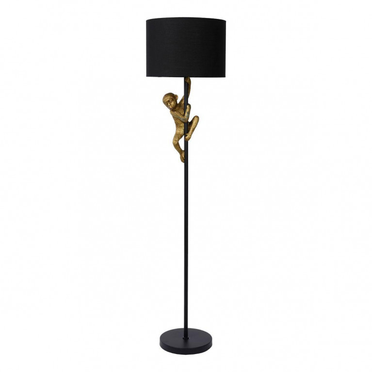 Торшер Climbing Monkey floor lamp Черный Золотой Торшер Climbing Monkey floor lamp Черный Золотой в Кирове | Loft Concept