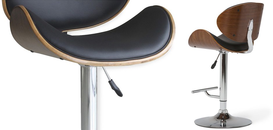 Барный стул Lounge Bar Stool черный Барный стул Lounge Bar Stool черный - Loft-Concept в Кирове