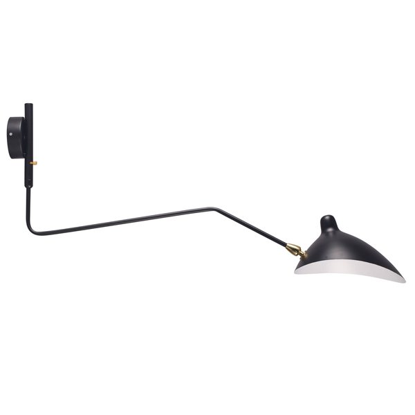 Бра LAMPARA MOUILLE MOUILLE 1 ARM Черный Бра LAMPARA MOUILLE MOUILLE 1 ARM Черный в Кирове | Loft Concept