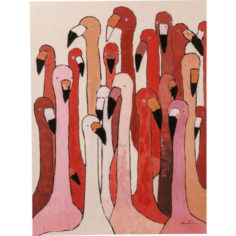 Постер A flock of Flamingos Розовый Постер A flock of Flamingos Розовый в Кирове | Loft Concept