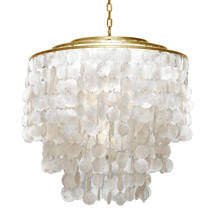 Люстра SHELL Chandelier 65 Золото Белый Золотой Люстра SHELL Chandelier 65 Золото Белый Золотой в Кирове | Loft Concept
