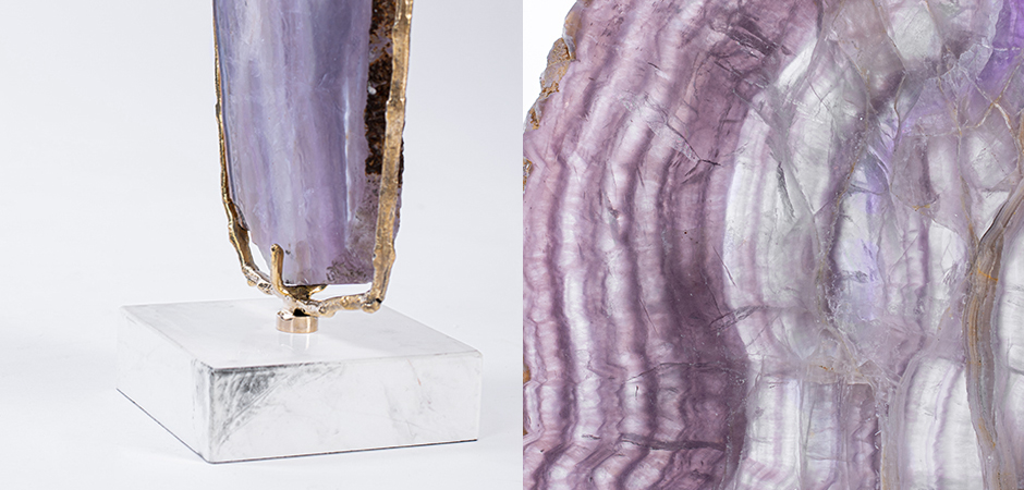 Plaque fluorite pourpre Аксессуар камень Флюорит Plaque fluorite pourpre Аксессуар камень Флюорит - Loft-Concept в Кирове