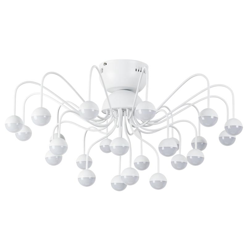 Потолочная люстра Vilelme Chandelier white Белый Потолочная люстра Vilelme Chandelier white Белый в Кирове | Loft Concept