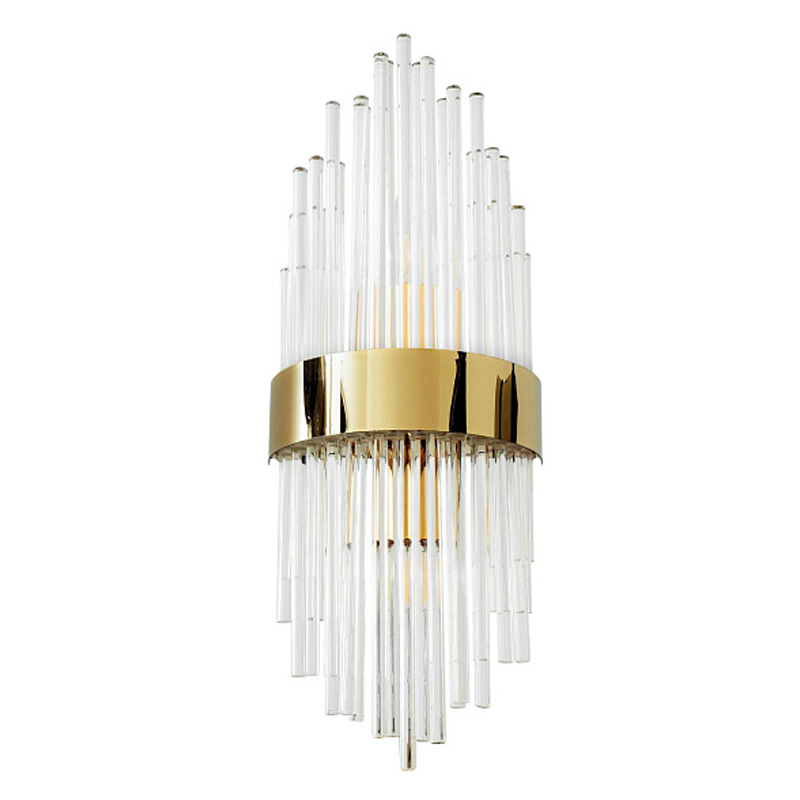 Хрустальное бра Flutes Gold Золотой Хрустальное бра Flutes Gold Золотой в Кирове | Loft Concept