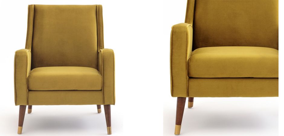 Кресло Classic Furniture горчичный Кресло Classic Furniture горчичный - Loft-Concept в Кирове