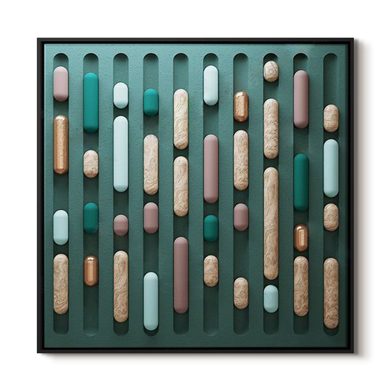 Арт-объект на стену деревянный Pill Мульти Арт-объект на стену деревянный Pill Мульти в Кирове | Loft Concept