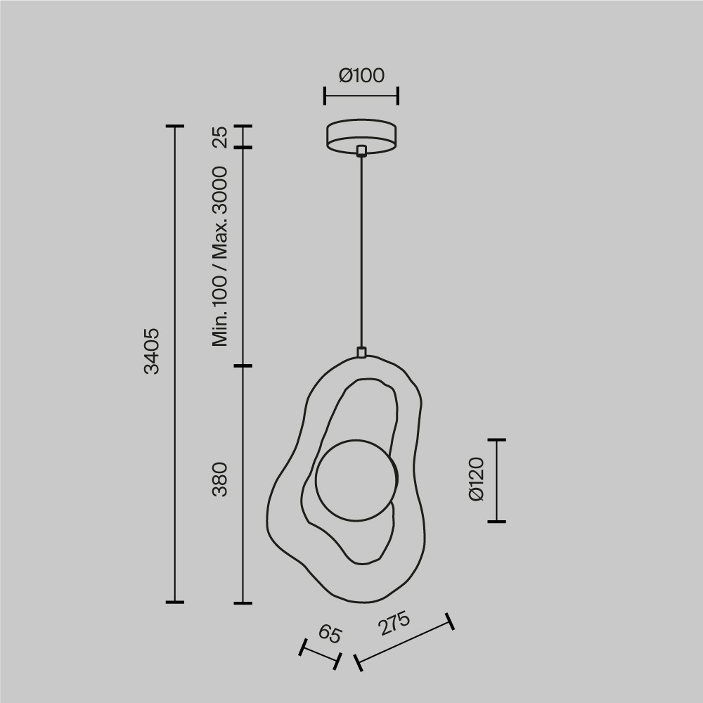 Подвесной светильник Opus в Кирове