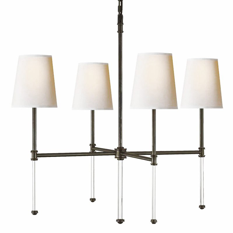 Люстра Nicoleta Black Chandelier Черный Белый Люстра Nicoleta Black Chandelier Черный Белый в Кирове | Loft Concept