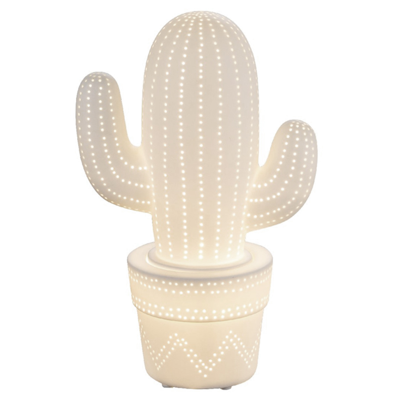 Tropical Shapes Table Lamp Лампа Большой Кактус Белое матовое стекло Tropical Shapes Table Lamp Лампа Большой Кактус Белое матовое стекло в Кирове | Loft Concept