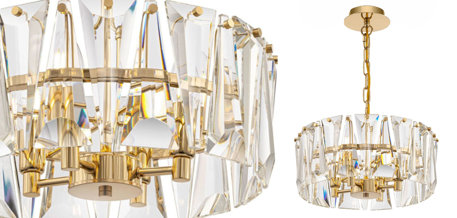 Люстра Ruby Crystal Chandelier Gold 38 Люстра Ruby Crystal Chandelier Gold 38 - Loft-Concept в Кирове