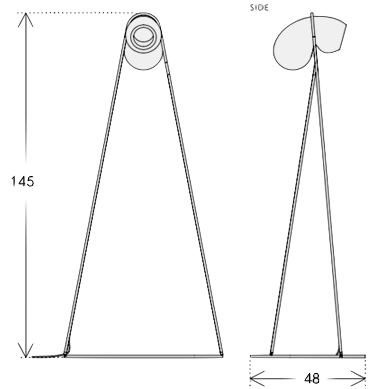 Торшер White glass trap floor lamp Торшер White glass trap floor lamp в Кирове