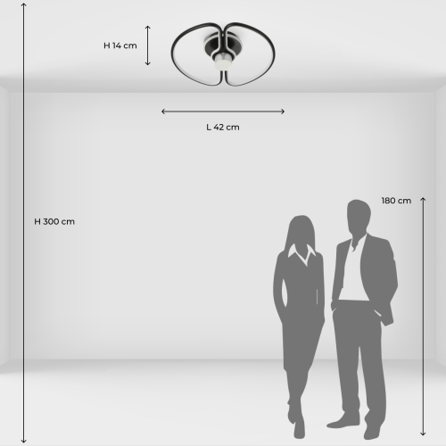 Потолочный светильник черного цвета круглой формы Luke Lampco Tracer Lamp в Кирове