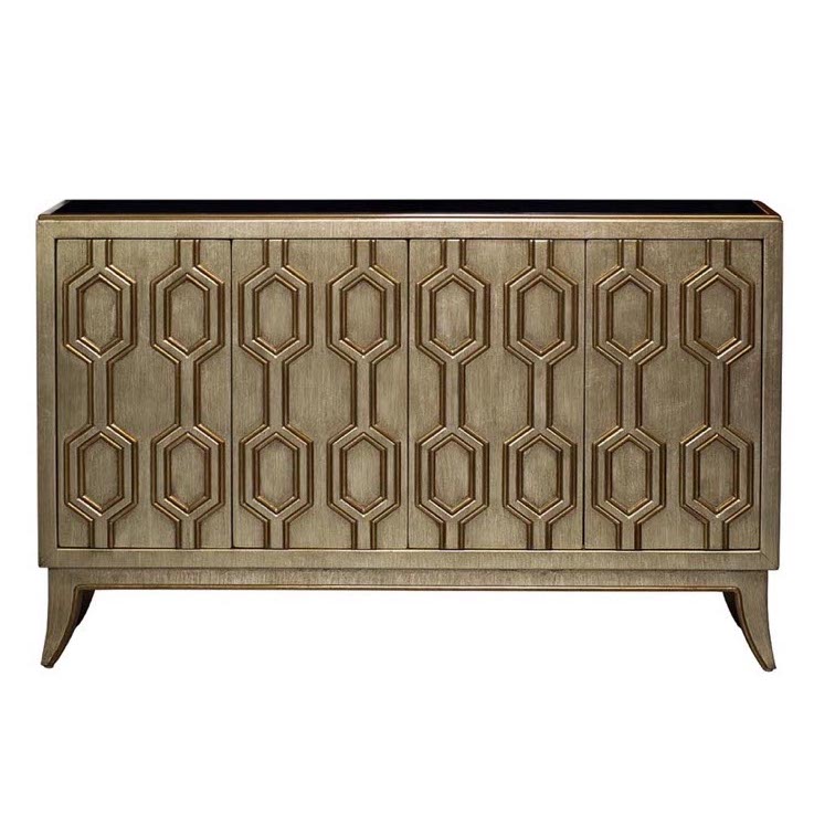 Комод Wedford Pattern Commode Черный Античная Бронза Комод Wedford Pattern Commode Черный Античная Бронза в Кирове | Loft Concept