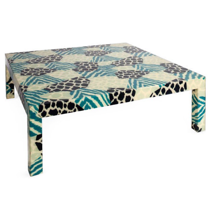 Кофейный стол Graphic Coffee Table Бирюзовый Белый Черный Кофейный стол Graphic Coffee Table Бирюзовый Белый Черный в Кирове | Loft Concept